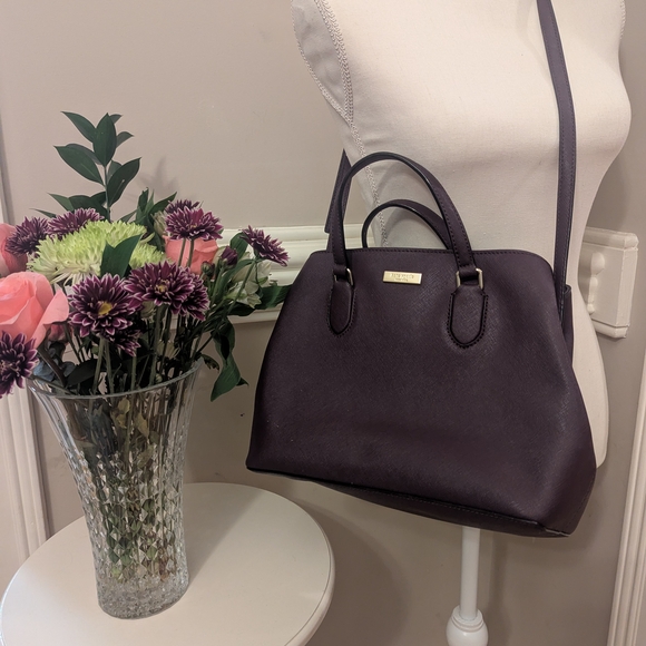 Kate Spade Purple Shoulder Bag with Gold Hardware - Picture 2 of 7